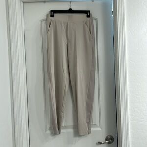 Athleta Brooklyn Ankle Pant Abalone Gray Lightweight Pockets Slim 198671 Size 4